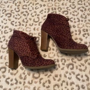 Cheetah booties